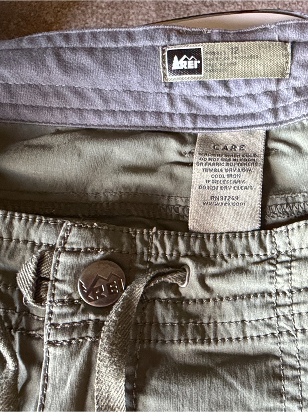 REI Women’s Olive Cargo Pants